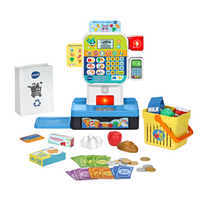 VTech Count On Me Self-Checkout - French-Get shopping by counting and scanning items, matching objects, playing games, hearing songs and store announcements