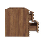 Modway Render 48" Single Sink Compatible Bathroom Vanity Cabinet - Walnut-Sink Basin Not Included
