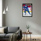 Auston Matthews Toronto Maple Leafs - Framed Canvas - 22" x 31"-Ready to hang - arrives fully assembled