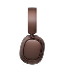 Edifier ES850NB Hi-Res Audio Wireless Bluetooth Multipoint Touch Control Over-Ear Headphones - Brown-Foldable design and include traveling case for portability.