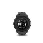 Garmin Instinct E Smartwatch - 40 mm - Black With Charcoal Band-Essential health and wellness monitoring: Daily movements - keep tabs on your daily steps, calories burned, floors climbed and more from your wrist, HRV Status - gain a deeper understanding of your overall health through heart rate variability while you sleep, Wrist-based Heart Rate - Instinct E tracks your heart rate, so you can stay in the know all day and night, Morning Report - receive an overview of your sleep recovery, daily calendar, HRV
