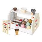 Melissa & Doug Wooden Scoop & Serve Ice Cream Counter-Scoop and Serve Ice Cream