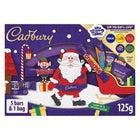Cadbury Medium Santa Selection Festive Chocolates 6-Piece Box - 125 g-Assorted Cadbury milk chocolate selection box