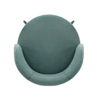 Manhattan Comfort Kaya 22.83" Modern Velvet Upholstered Dining Chair - Mint Green - Set of 2-22.44" L x 23" W x 28.94" H