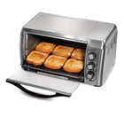 Hamilton Beach Toaster Oven - Stainless Steel-Toast, bake & broil settings