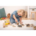 TickiT Wooden Wild Animal Blocks - Set of 15-7