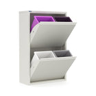 Ceha Canada CK 2-Door Multipurpose Metal Storage Cabinet - 24" W - White-DURABLE CONSTRUCTION: Fully welded and sturdy, this multipurpose storage separator is built to last. Epoxy-polyester coating resists wear, making it perfect for home or office use