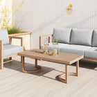 Zuo Leto Coffee Table - Brown-Maximum Weight Capacity: 110