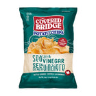 Covered Bridge Potato Chips Sea Salt & Vinegar - Kettle Cooked - 60g - 24 Pack-Kettle cooked