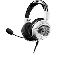 Audio-Technica ATH-GDL3WH Open-Back Wired Gaming Headset - White -Open-back gaming headset lets you localize sounds (an approaching opponent, for example) within an expansive sound field