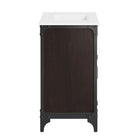 Modway Steamforge 30" Bathroom Vanity - White/Black-Assembly Required