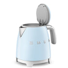 SMEG 50s Retro Style 3-cup Mini Electric Kettle - Pastel Blue-Compact and practical, with a 0.8L capacity, equivalent to 3 cups, ideal for any space