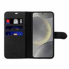 Blu Element Folio 2 in 1 for Galaxy S25 - Black-Magnetically detachable protective phone case