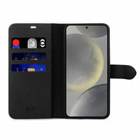 Blu Element Folio 2 in 1 for Galaxy S25 - Black-Magnetically detachable protective phone case