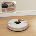 PawHut Automatic 6 Meal Cat Feeder with Timer - Light Brown-Cordless battery-operated design allows you to place it anywhere in the kitchen 