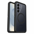 OtterBox Defender Pro XT Clear Cell Phone Case with Magnets for Galaxy S26 - Dark Side-Built-in magnets align perfectly for up to 15W of Fast Charge with Qi2 wireless chargers