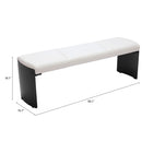 Zuo Mur Bench - White-7