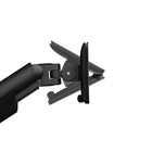 Kanto Desktop Monitor Arm/Mount for 17" - 32" Monitors  - Dual Monitor - Black-Accommodates VESA sizes of 75x75 and 100x100