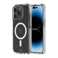 AXS PROShield Plus MagSafe Compatible Drop-tested Clear Case for Apple iPhone 15 Pro Max - Frosted-Sleek reinforced corners maximize shock absorption by creating an air cushion between your phone and any surface