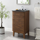 Modway Render 18" Bathroom Vanity - Walnut/Black-8" Centerset Holes