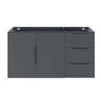 Modway Vitality 36" Bathroom Vanity Cabinet - Grey-Modern Bathroom Vanity