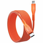 Statik MagStack Pro Charge/Sync Magnetic Cable USB-C to USB-C - 6.6 ft - Orange-Fast Charging with Built-In Safety. Quickly charge up your phone, laptop, tablet, and other devices without damaging the battery. Instantly Organizes Itself. Automatically wraps up into a neat coil. No more fussing with messy wires
