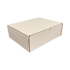 Abbey Literature Mailers - 9" x 7-1/2" x 3" - White - 50 Pack-Dimensions: 9" W x 7-1/2" L x 3" H