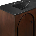 Modway Appia 36" Bathroom Vanity - Walnut/Black-8