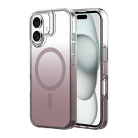 AXS Crystal Shield D3O Case Made with Recycled Materials Magsafe Compatible for Apple iPhone 16 - Nude Gradient-6ft drop tested to protect from drops in most everyday situations