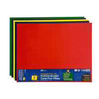 Royal Brites Heavyweight Primary Poster Board - 22" x 28" - Assorted - 5 Pack-Water and fade resistant
