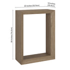 Hudson&Canal Osmond 22"W Console Table - Antiqued Grey Oak-Product Dimensions: 10" L x 22" W x 30" H
