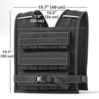 Soozier 33 lb Adjustable Weighted Vest with 15 Weights-Even weight distribution across the torso enhances comfort during workouts