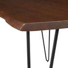 Modway Ardor 60" Live Edge Acacia Wood Acacia Wood Dining Table - Black Walnut-8