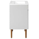 Modway Harvest 24.5" Bathroom Vanity - Grey/White-Easy Open Design
