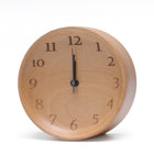 Nexten Pro Wooden Table Clock - Digit - Dish Shape-Premium German Beech Wood