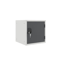 Ceha Canada 15" Cube locker - Basalt Grey-DURABLE POWDER-COATED FINISH: Scratch-resistant and built to last