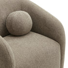 Modway Holland Swivel Chenille Fabric Armchair - Taupe-8