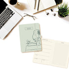 Graphique 2024-2025 Academic Sage Peanuts Weekly/Monthly Desk Planner - 6" x 8"-July 2024 - December 2025