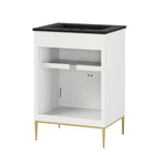 Modway Awaken 24" Bathroom Vanity - White/Black-Assembly Required