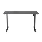 Uplite Motorized Electric 55" Adjustable Sit Stand Ergonomic Desk - Black-All steel construction and a thick leg support system hold weights up to 154 lb