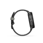 Garmin Bounce 2 Kids Smartwatch - 43mm - Slate Grey-TEXT MESSAGING - With an active subscription, you can use the Garmin Jr. app to send text messages to your child’s Bounce 2 smartwatch. Kids can create their own messages and respond with a full on-device keyboard, including emojis or sound emojis, to parent-approved contacts and in family group messages.