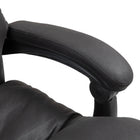 Vinsetto Executive Office Chair with Footrest and 6-Point Massage and Heat - Black-Use massage with a wired remote control