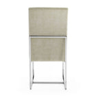 Manhattan Comfort Element 19.68" Modern Velvet Upholstered Dining Chair - Champagne-Delivered to you Fully Assembled! No Assembly Required