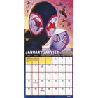 DateWorks 2026 16-Month Wall Calendar - 12" x 12" - Spiderman - Bilingual-September 2025 - December 2026