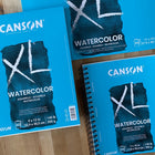 Canson XL Series Watercolor Pad - 9" x 12" - 30 Sheets-Cold pressed watercolour paper