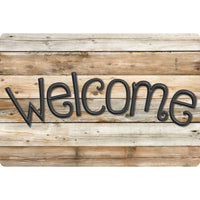 Ashley Productions Smart Poly The Original Fun Mat Welcome Mat - 15.5" x 23.5" - Natural Wood Plank Welcome-Measurements and Design: The Natural Wood Plank Welcome Mat measures 15.5" x 23.5".