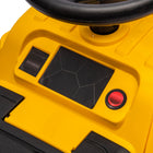 Aosom 3-in-1 Kids Ride-On Excavator with Music - Yellow-PP Wheel Dimension: Front: 3.5" Dia.(9 cm). Rear: 4.7" Dia.(12 cm) 