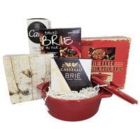 Dolce & Gourmando Brie Baker Cheese Gift Set-Round of Rosenborg Brie Cheese