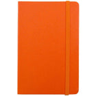 JAM Paper Hardcover Travel Journal Notebook With Elastic - 70 Lined Sheets - 4" x 6" - Orange-Colour: Sunburst Orange | Be stylish and organized with a colourful note book.