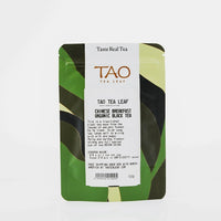 Tao Tea Leaf Organic Chinese Breakfast Black Tea - Loose Leaf - 50g-This is a unique black tea grown from leaves that usually go on to become large leaf Pu’er teas. The leaves come from ancient Yunnan Da Ye trees. The origin of the leaves is what gives this tea its trademarked flavours